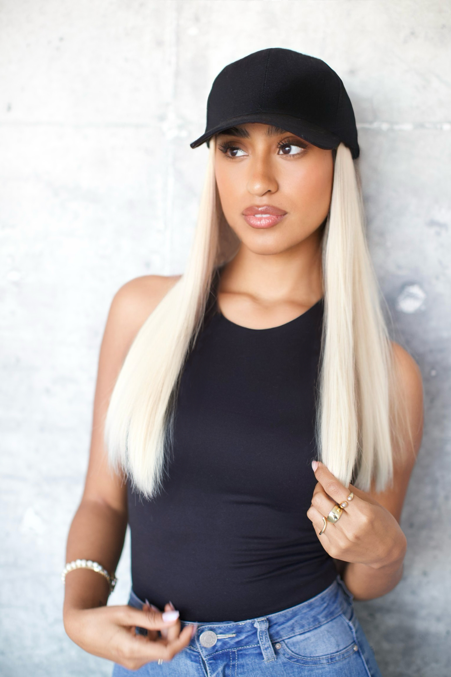 16" Beach Blonde Baseball Cap Hair