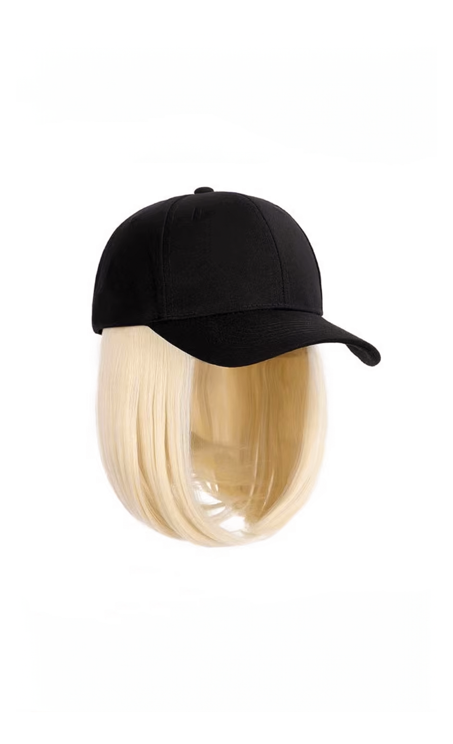 6" Beach Blonde Bob Cap Hair